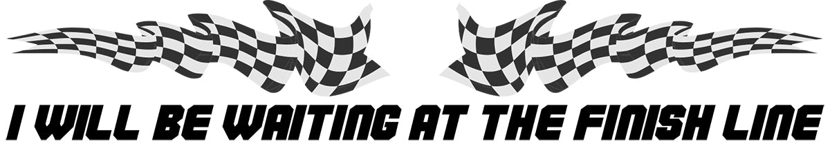 Checkered Finish Line Vinyl