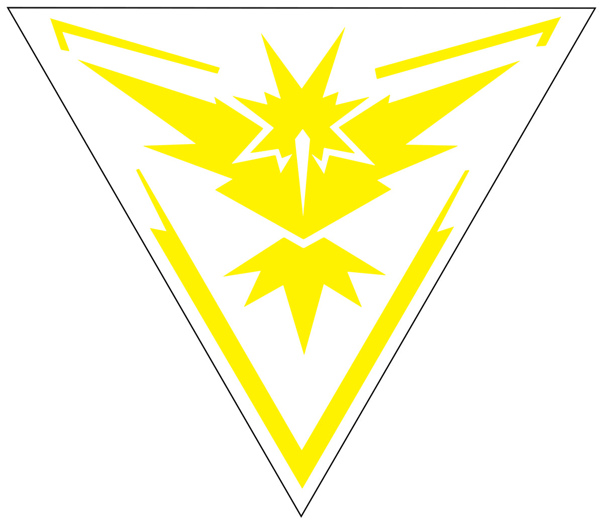 Pokemon GO Team Instinct Decal