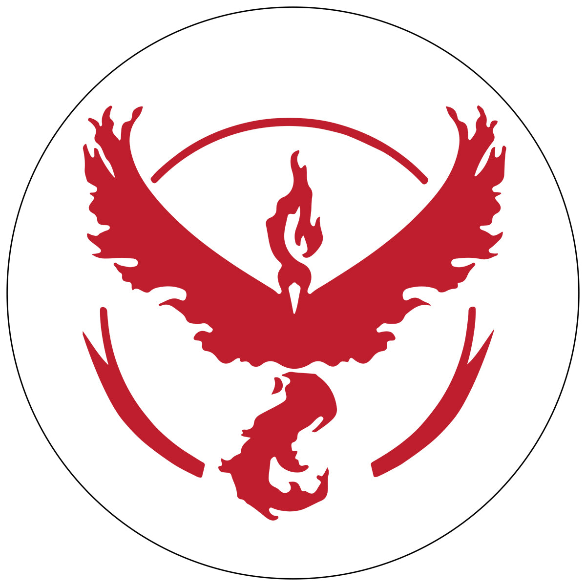 Pokemon GO Team Valor Decal