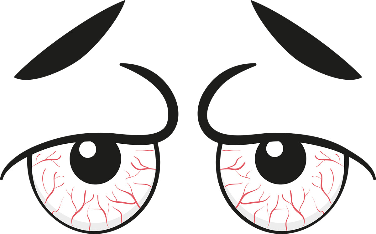 Googly Eyes Bloodshot Vinyl Decals