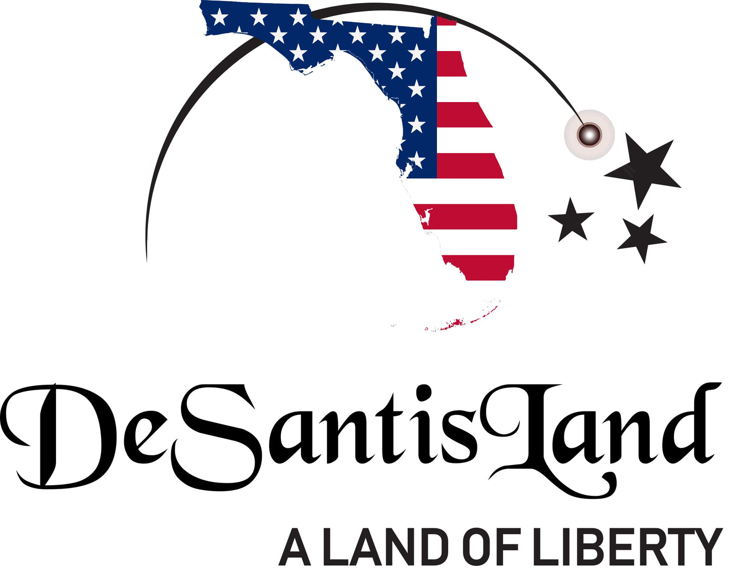 Desantisland Funny Ron Desantis Vinyl Bumper Sticker Variable Size - DECALS OF AMERICA