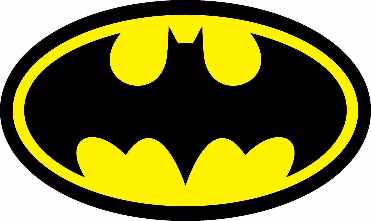 Diecut Vinyl BATMAN LOGO Decal Sticker Comic Dark Knight Colored - DECALS OF AMERICA