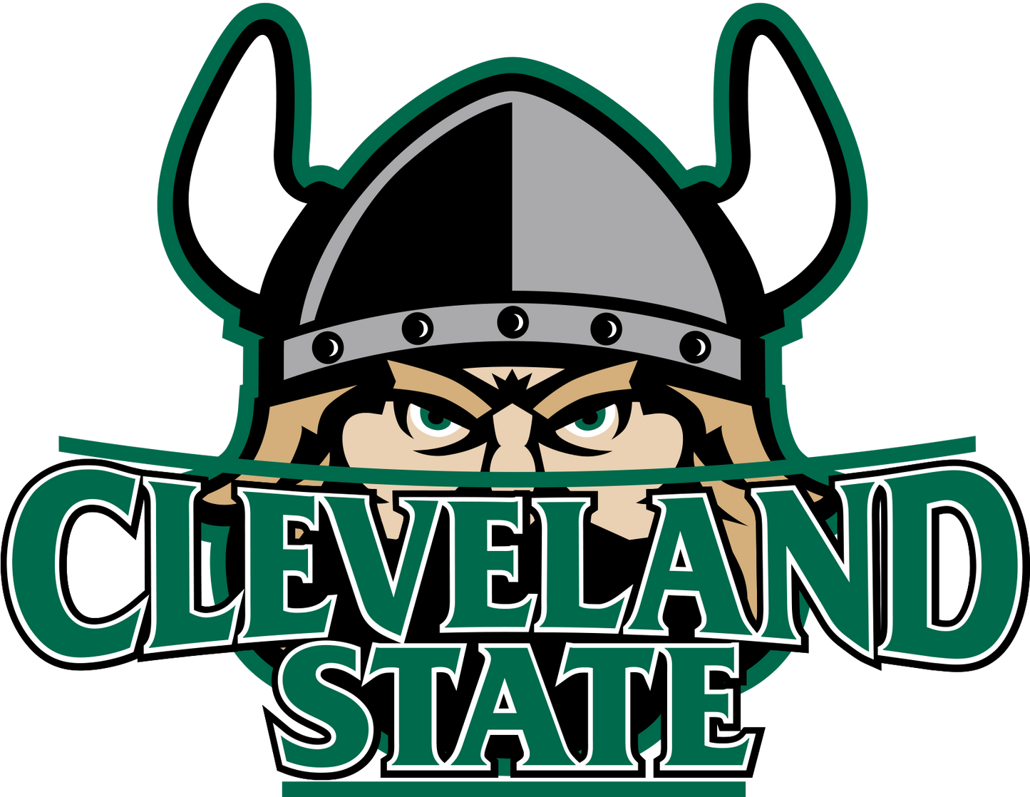 Cleveland State Vikings NCAA Vinyl Decal for Car Truck Window Laptop
