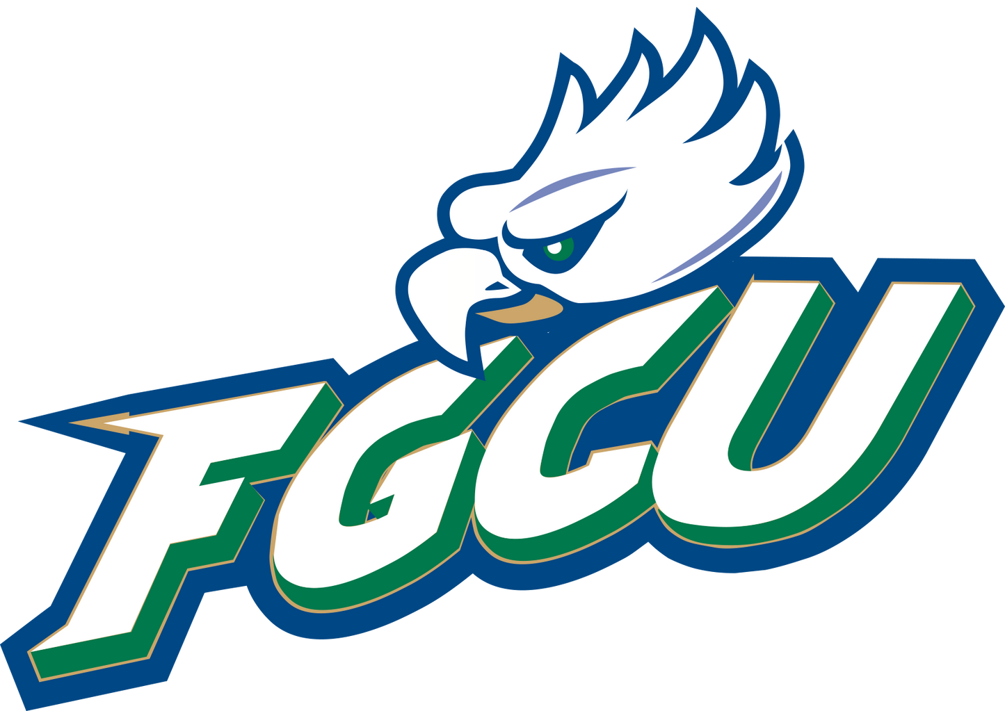 FGCU Florida Gulf Coast University Eagles NCAA Vinyl Decal for Car Truck Window Laptop