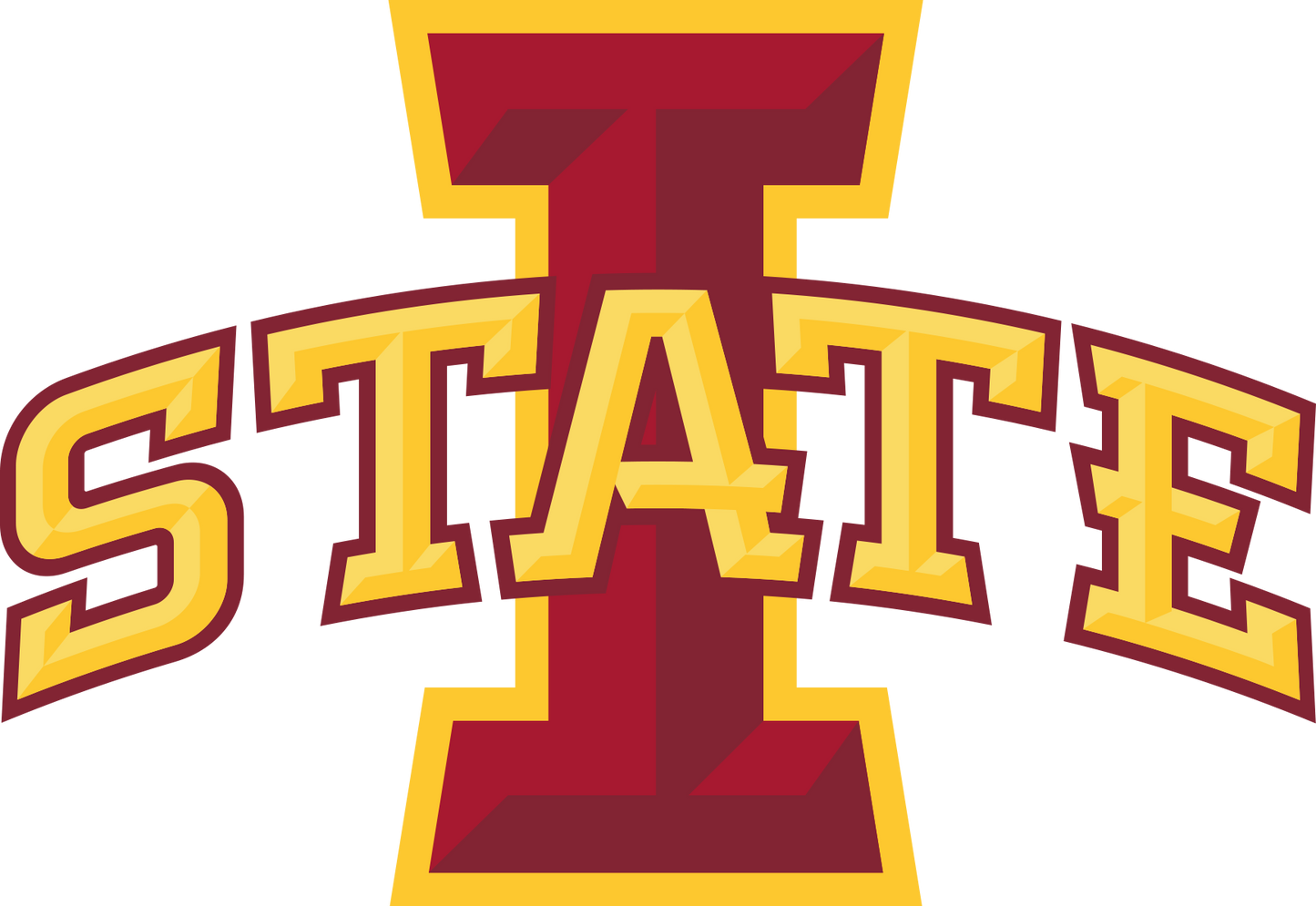 Iowa State Cyclones NCAA Football Vinyl Decal for Car Truck Window Laptop