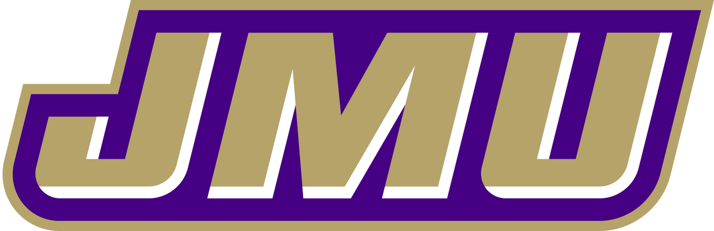 James Madison University Dukes NCAA Football Vinyl Decal for Car Truck Window Laptop