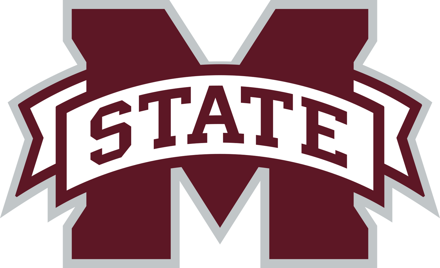 Mississippi State Bulldogs NCAA Football Vinyl Decal for Car Truck Window Laptop