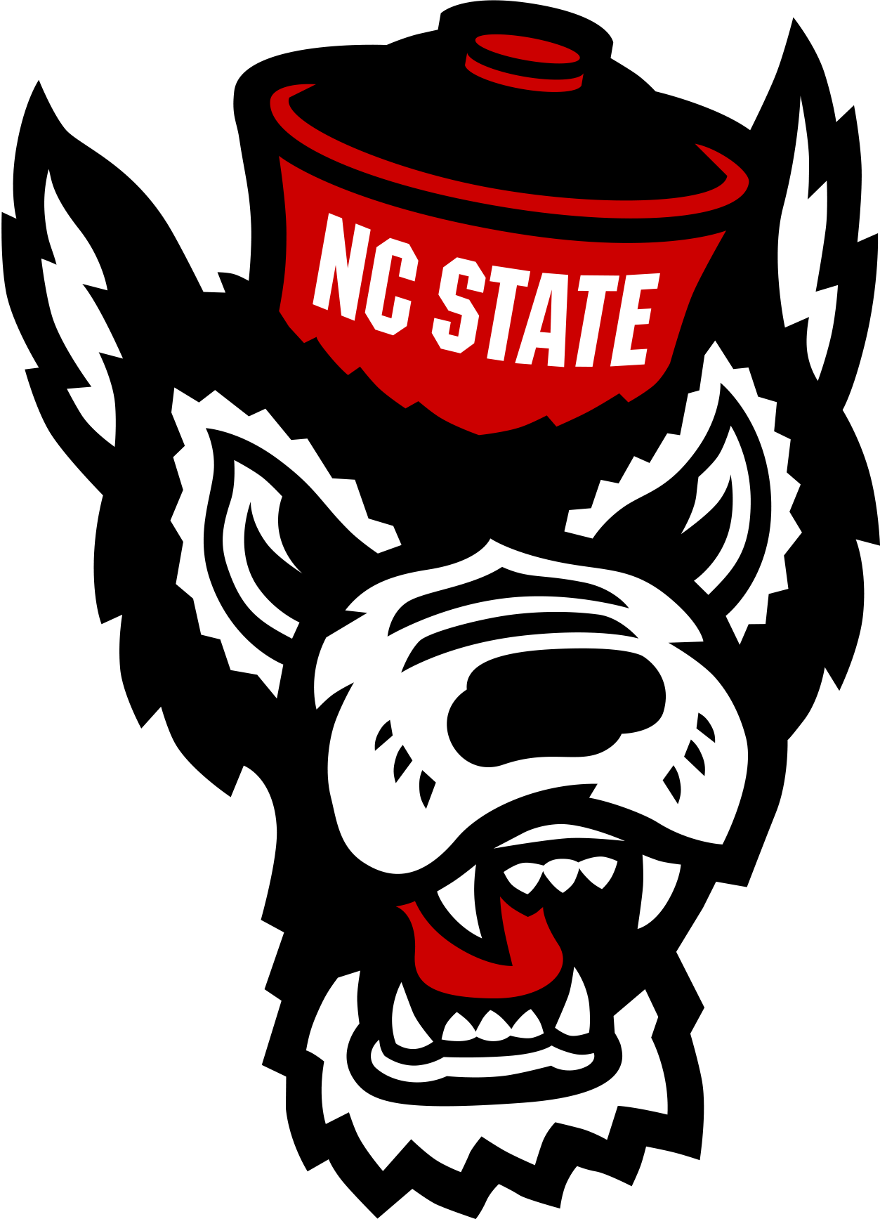NC State Wolfpack NCAA Football Vinyl Decal for Car Truck Window Laptop