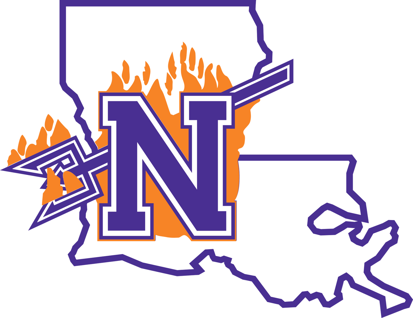 Northwestern State Demons NCAA Vinyl Decal for Car Truck Window Laptop