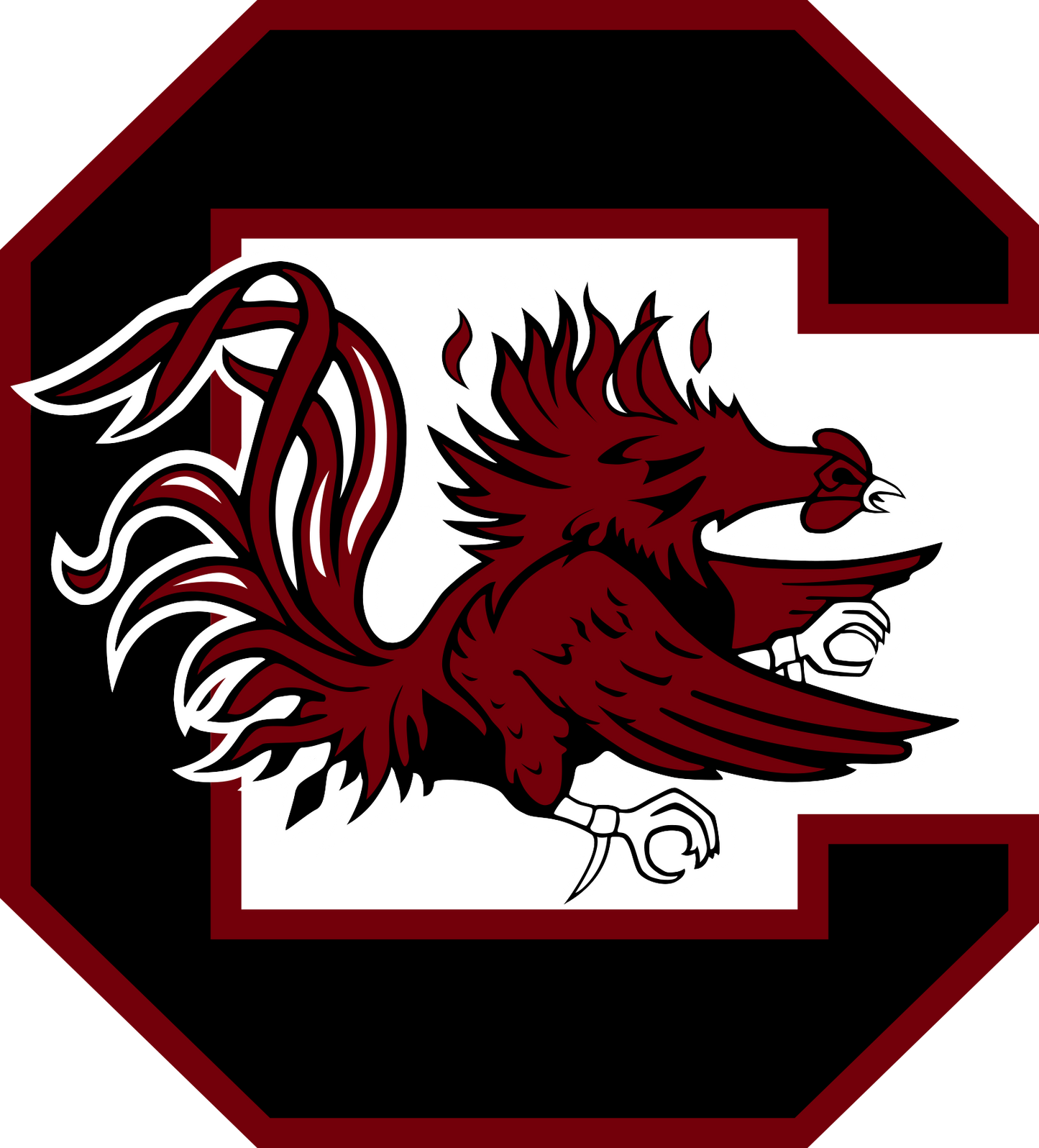 South Carolina Gamecocks NCAA Football Vinyl Decal for Car Truck Window Laptop