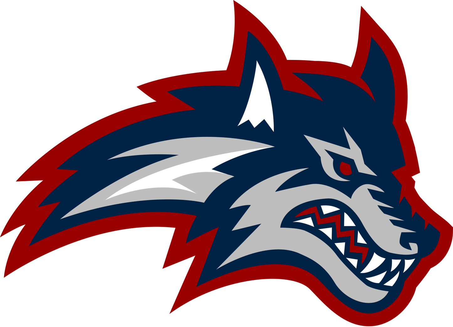 Stony Brook Seawolves NCAA Football Vinyl Decal for Car Truck Window Laptop