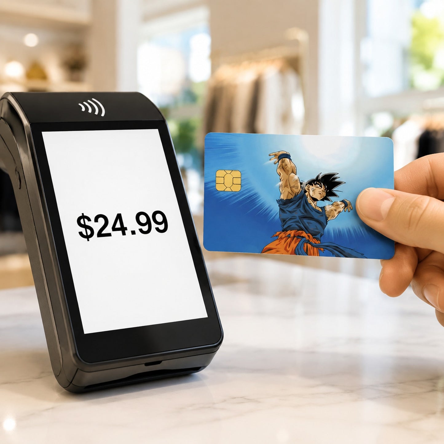 Goku Ultimate Genki Dama Dragonball Z Debit Card Credit Card Skin