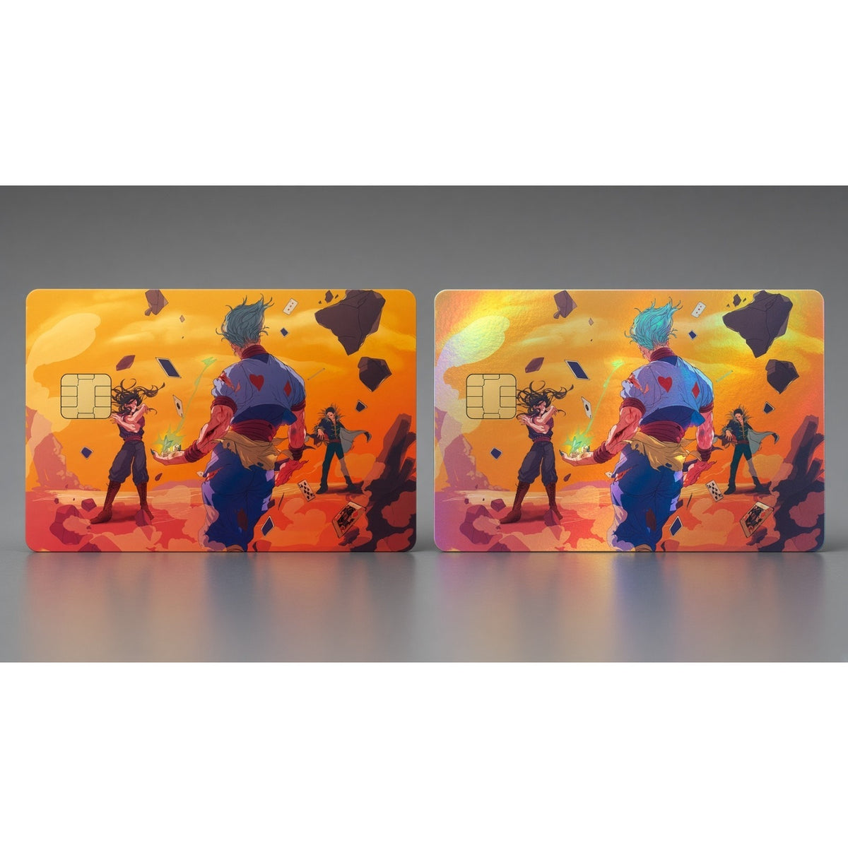 Hisoka Illumi & Chrollo's Deadly Stand-Off HunterXHunter Credit Card Skin