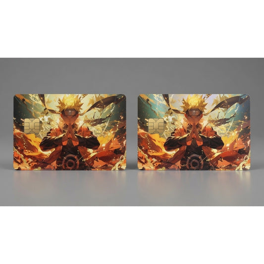 Naruto Golden Chakra Unleashed Credit & Debit Card Skin