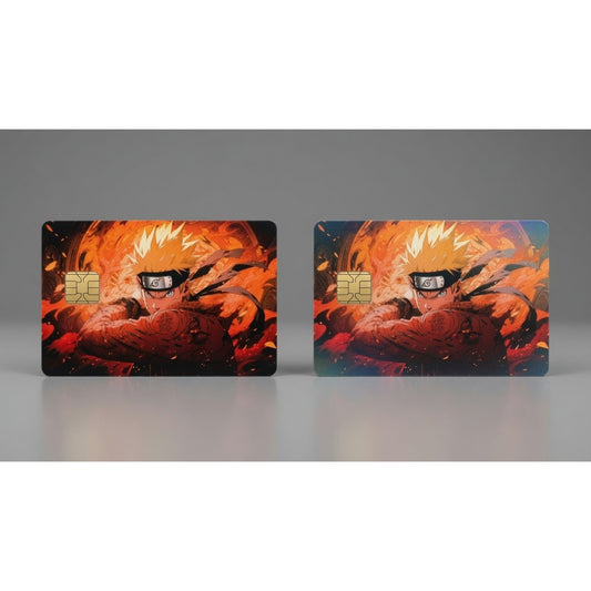 Naruto Crimson Drive Card Skin | Anime Vinyl Card Wrap
