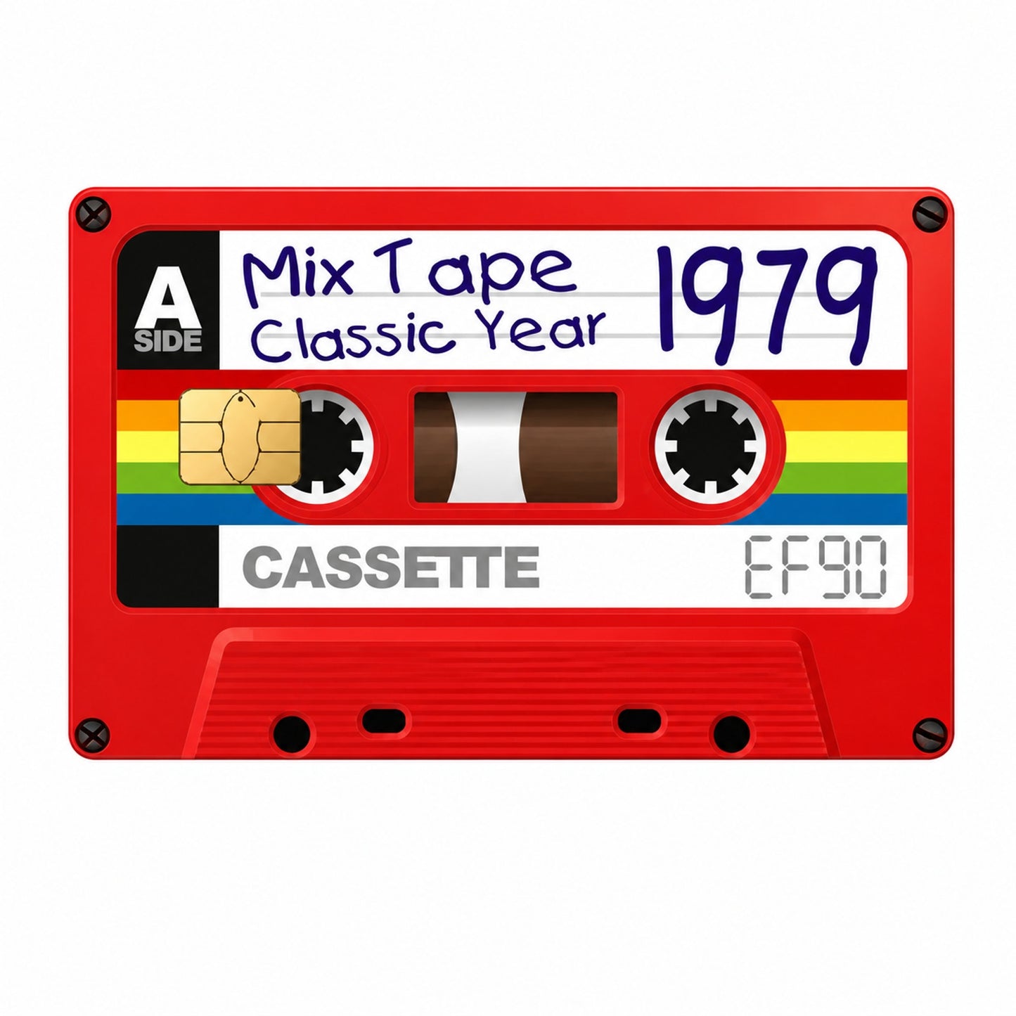 Retro Mixtape 1979 Credit Card Sticker Debit Skin Decal Cover