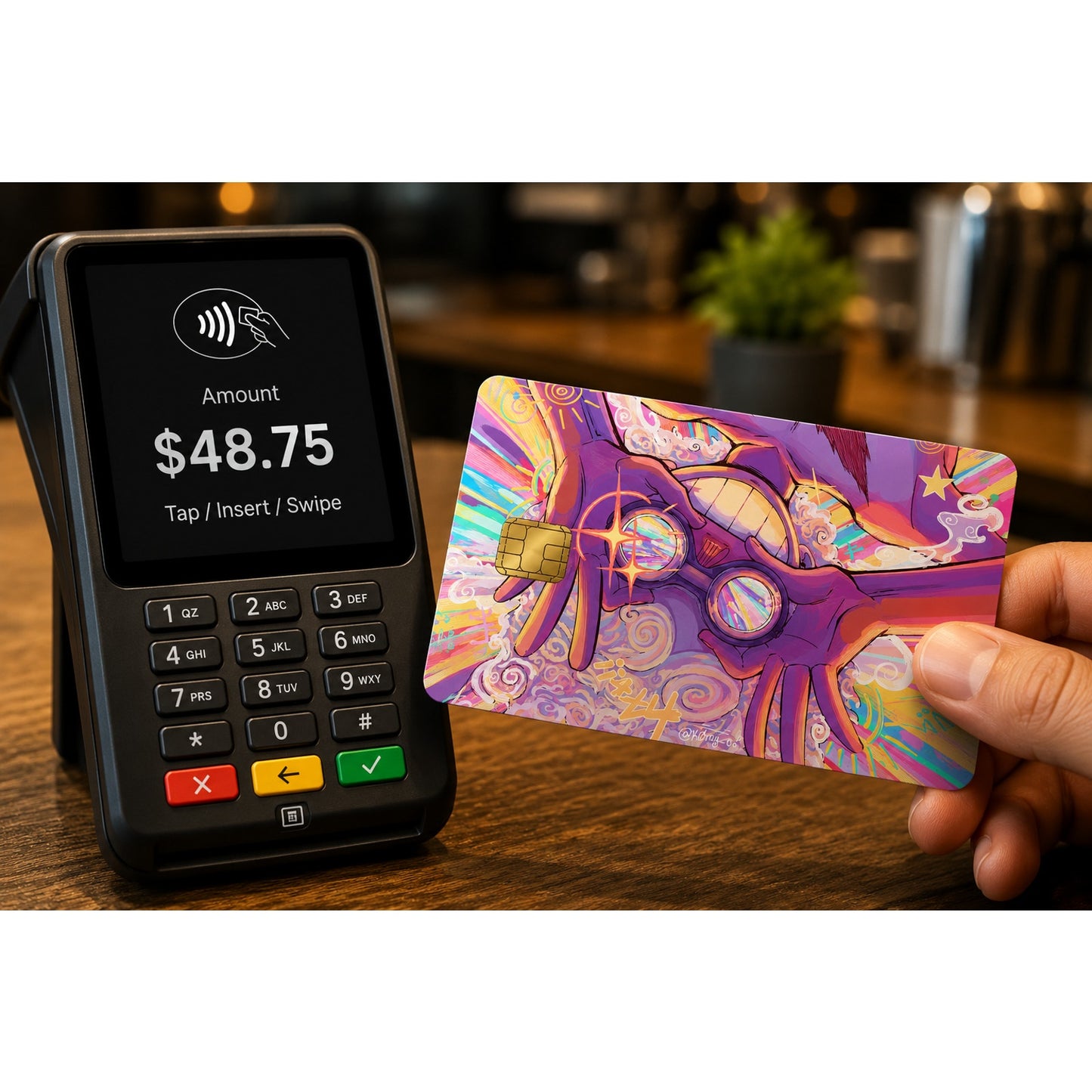 Monkey D Luffy Gear 5: Visionary One Piece Debit Card Credit Card Skin Sticker