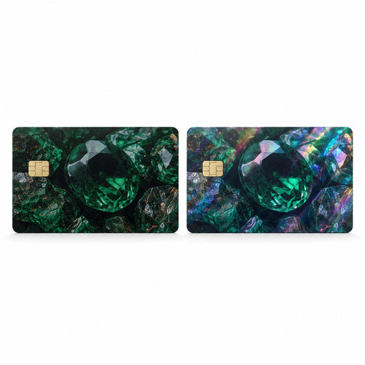 Emerald Jewel of the Depths Luxury Design Debit Card Credit Card Skin