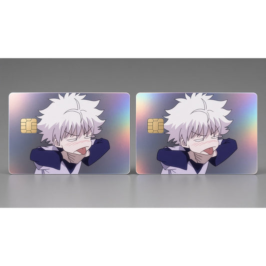 Funny Killua's Flustered Taunt HunterXHunter Debit Card Credit Card Skin