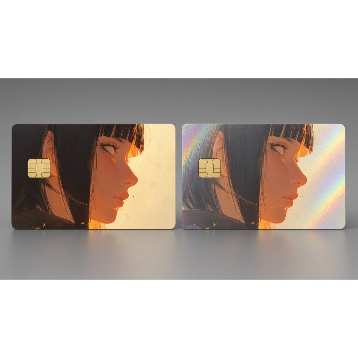Hinata's Golden Radiance Naruto Debit Card Credit Card Skin Vinyl Sticker