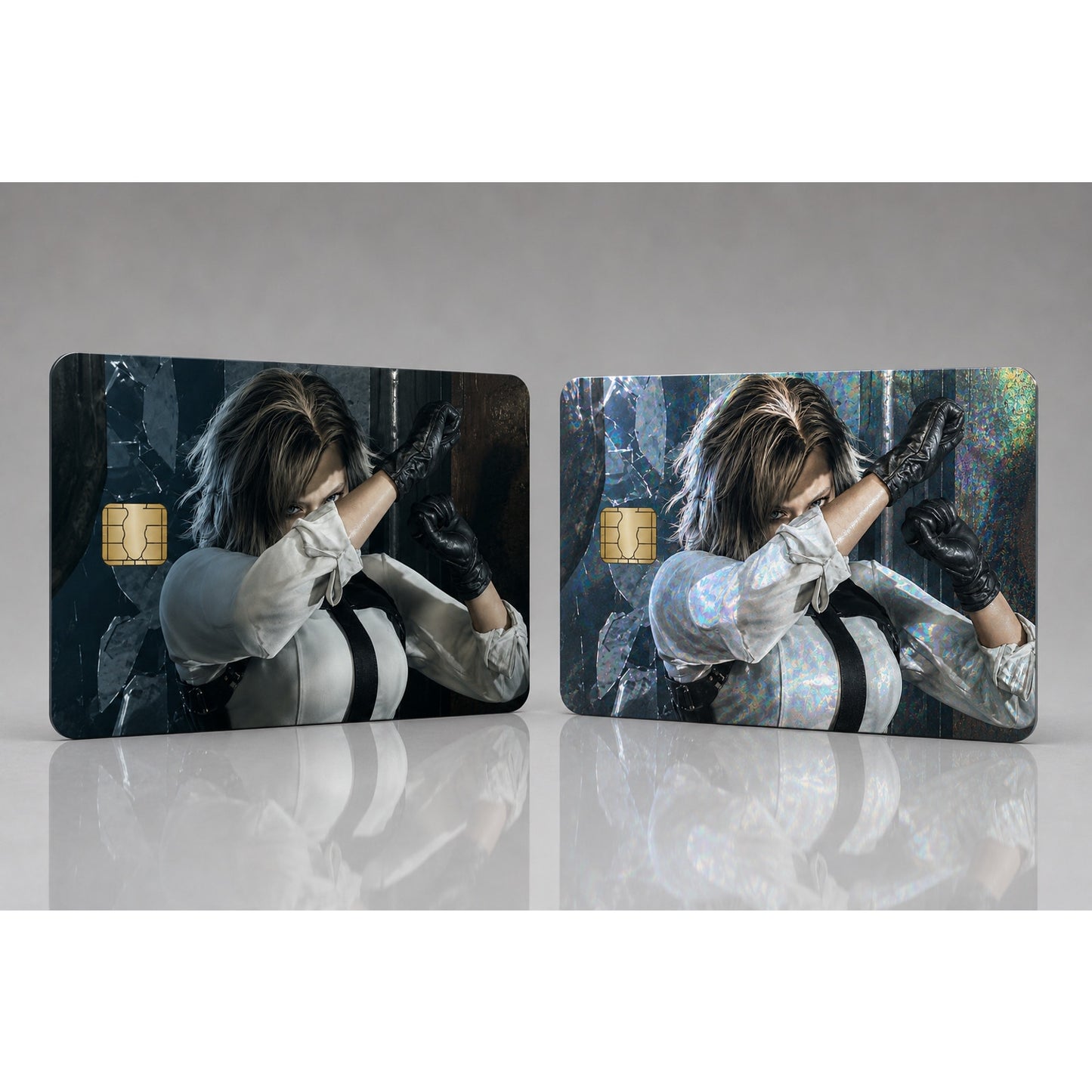 Grace Defensive Stance Resident Evil Requiem Debit Card Credit Card Skin Sticker