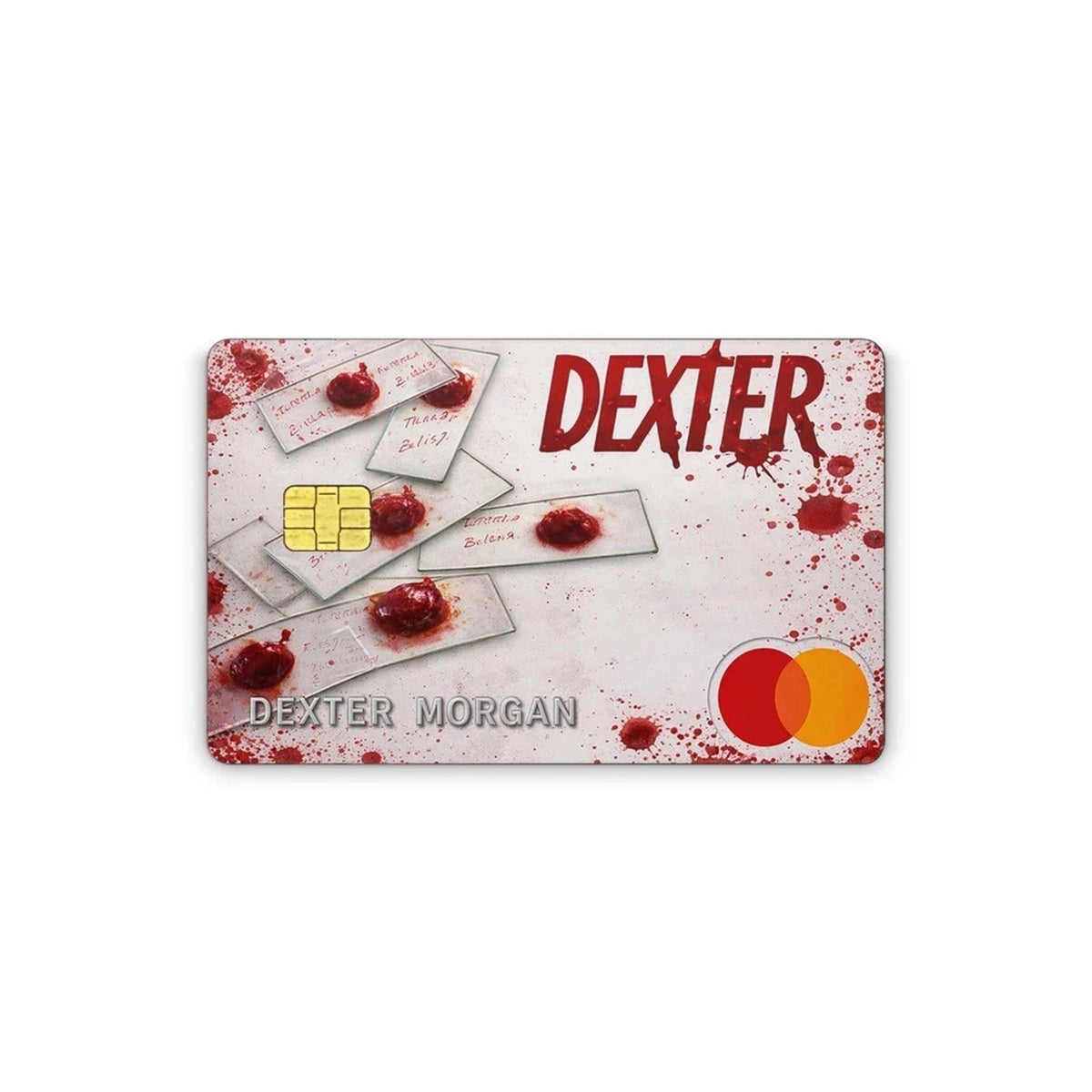 Dexter Morgan Bl00d Splat Credit Card Skin Debit Card Sticker