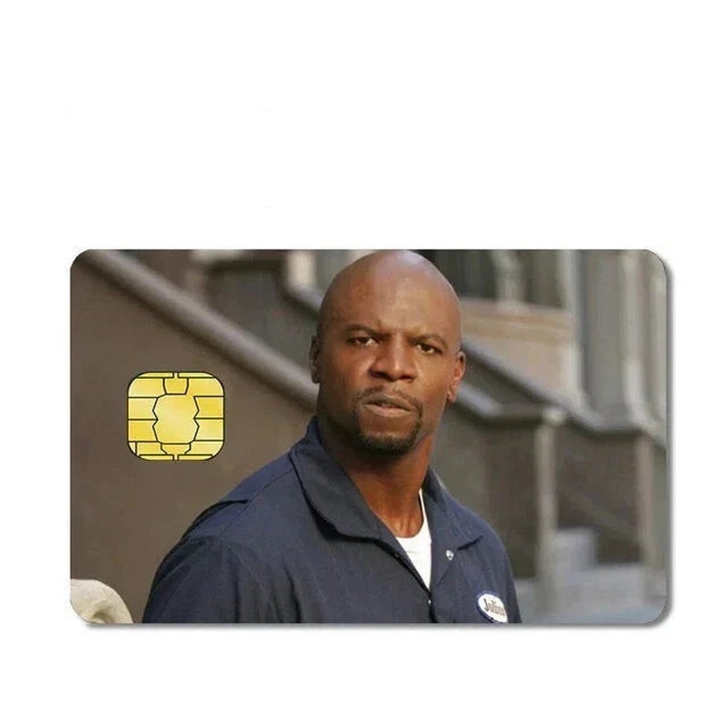 Credit Card Skin Terry Crews Stickers Fan Art Card Skin UV Vinyl Sticker