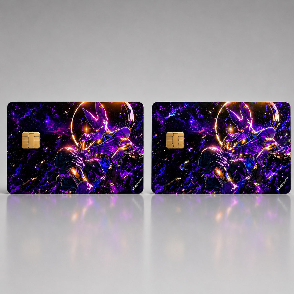 Lord Beerus' Celestial Wrath of Destruction DragonballZ Credit Card Skin