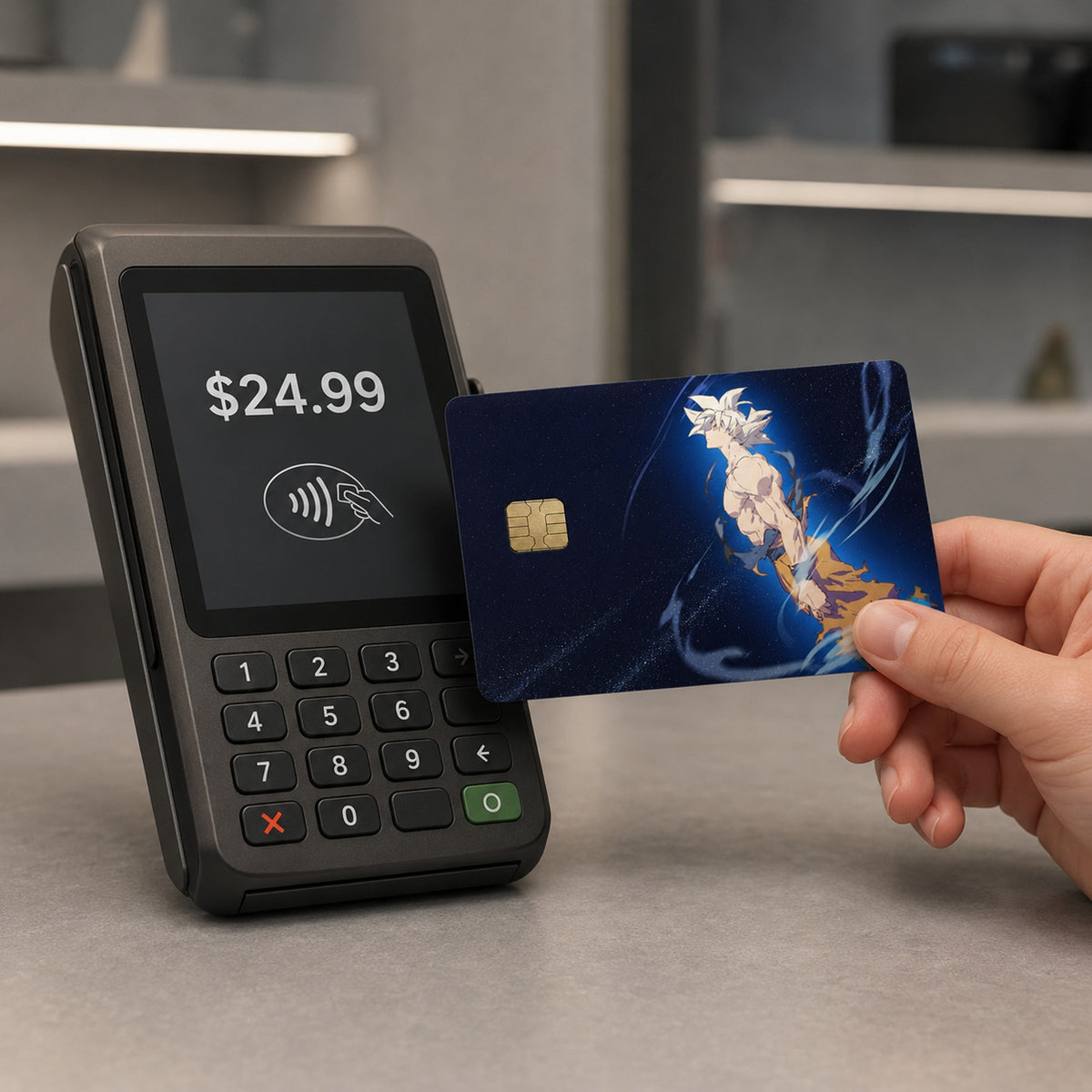 Goku's Divine Awakening Dragon Ball Z Debit Card Credit Card Skin