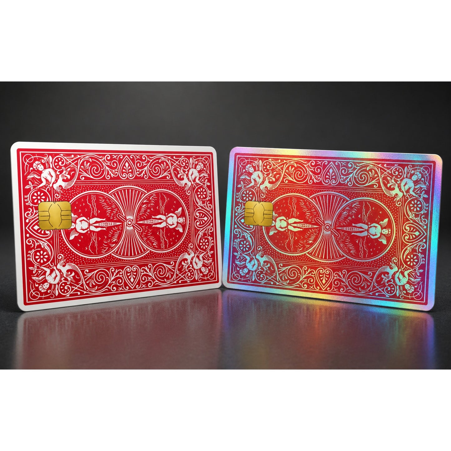 Red Bicycle Card Back Credit Card Skin Poker Debit Card Vinyl Wrap