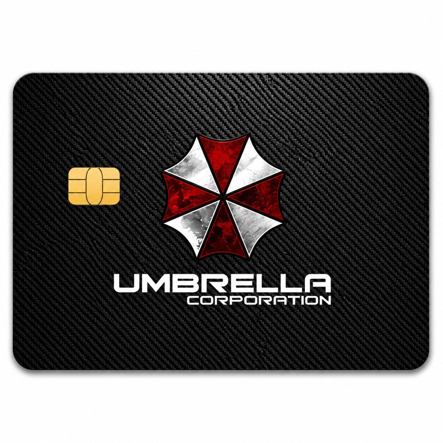 Umbrella Corporation Minimalist Credit Card Sticker Debit Skin Cover