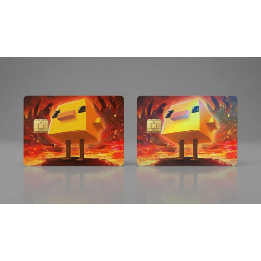Minecraft Baby Chick Credit Card Skin – Fiery Nether