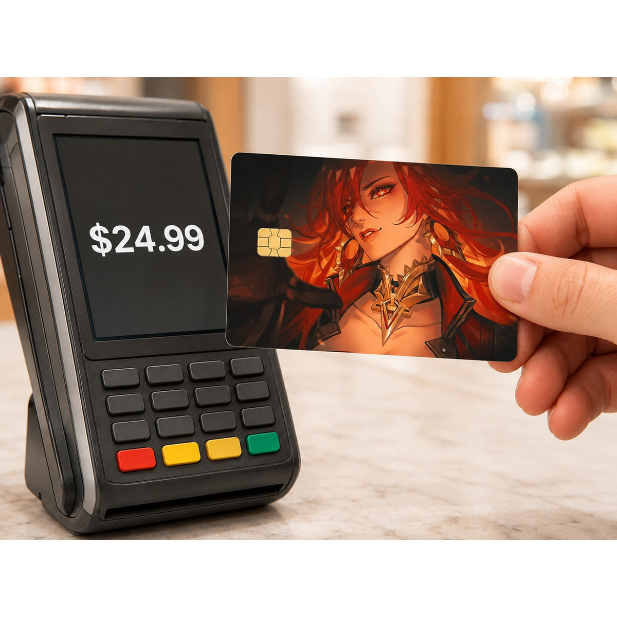 Mavuika Unyielding Embers Genshin Debit Card Credit Card Skin