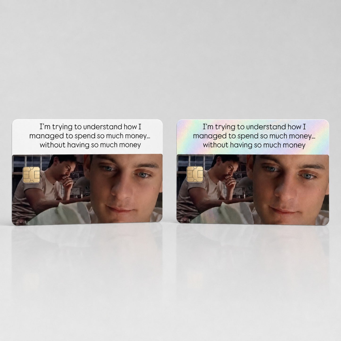 Empty-Wallet Equation Funny Broke Math Money Meme Debit Card Credit Card Skin