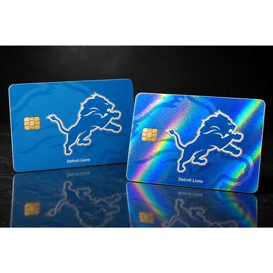 Detroit Lions Credit Debit Card Skin Decal NFL Football Vinyl Sticker Sports