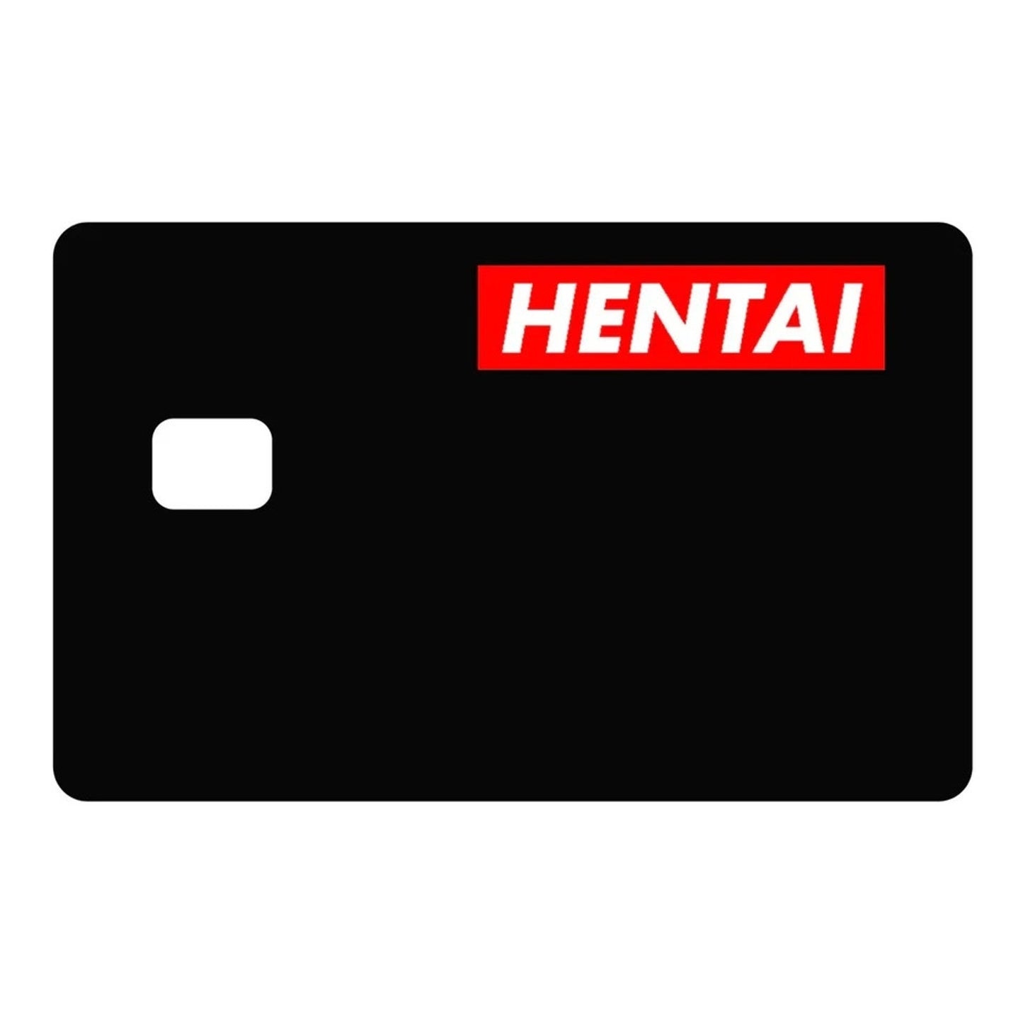 Black Red Hentai Debit Card Credit Card Vinyl Skin Cover Waterproof