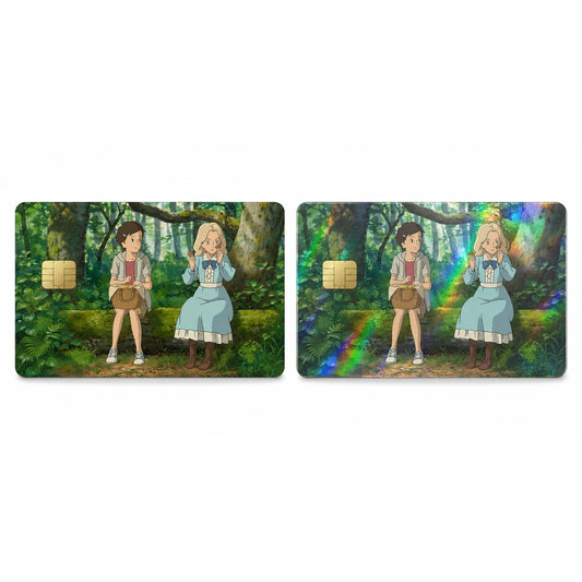 Marnie & Anna Mushroom Hunt Card Skin | Studio Ghibli