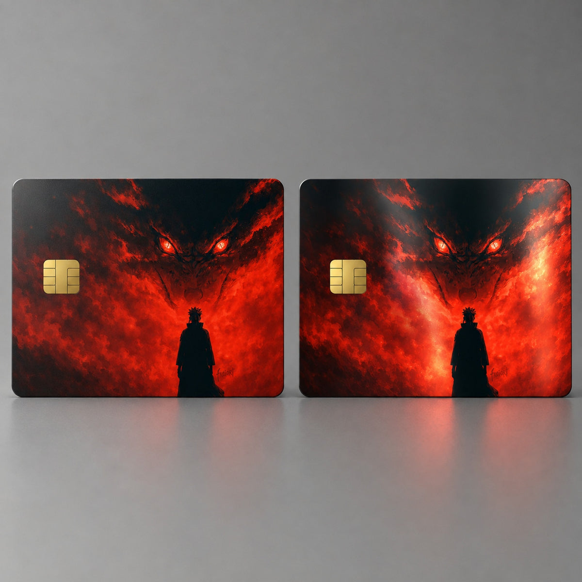 Naruto Confronts Kurama's Malice Naruto Debit Card Credit Card Skin Sticker