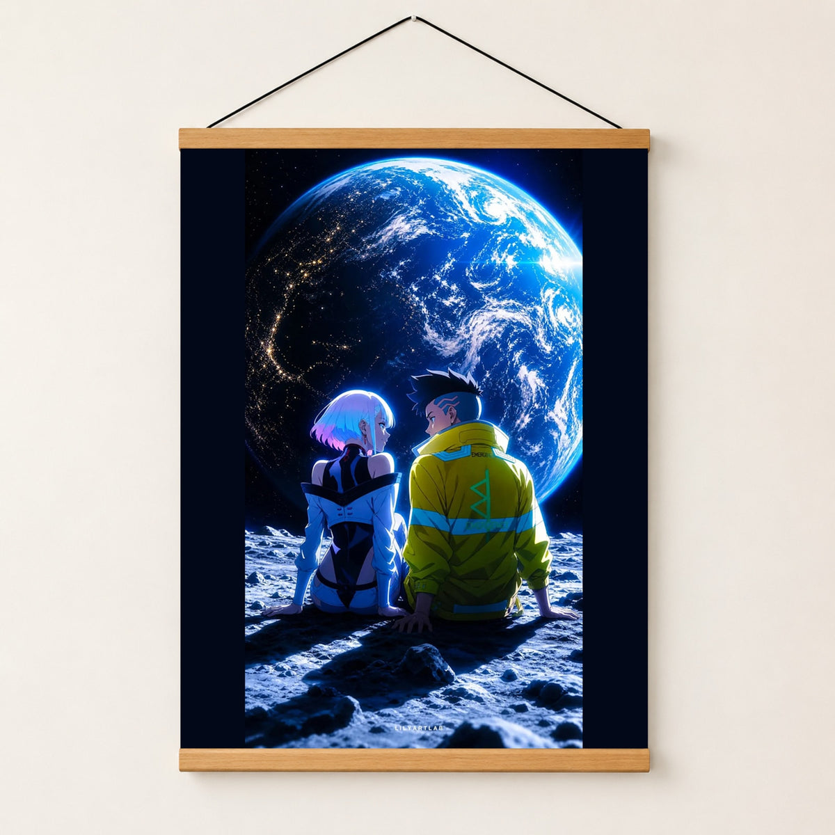 David & Lucy's Lunar Dream CyberPunk Poster Paper Wall Scroll Room Home Decor