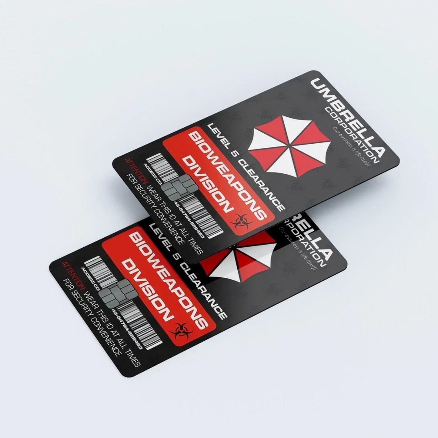Resident Evil Umbrella Corp ID Badge Credit Card Skin | Gaming Decal