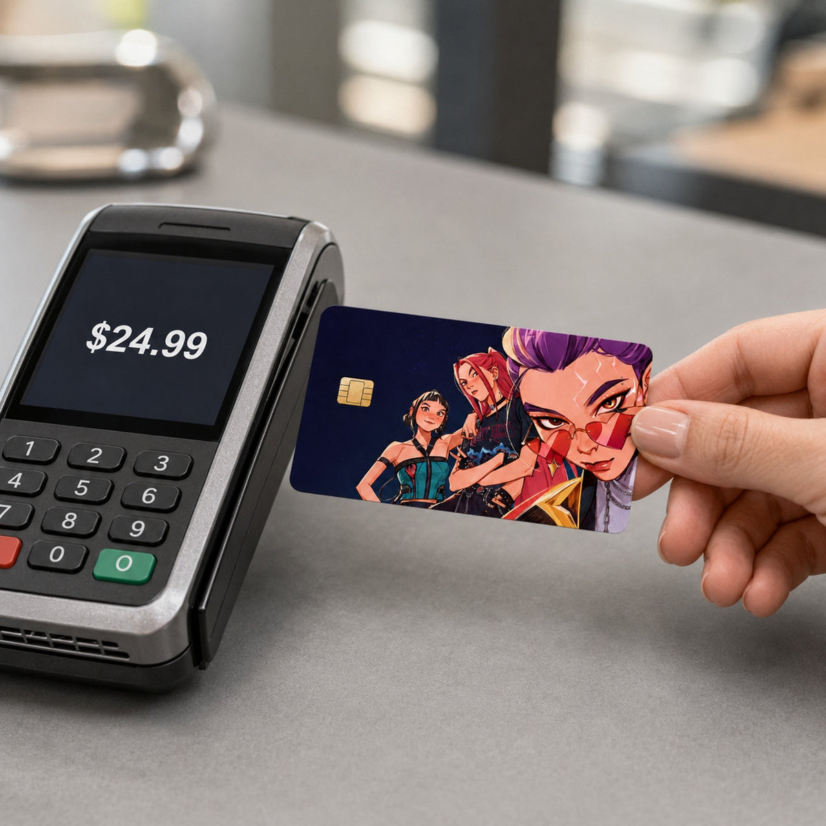 Backstage HUNTR/X Group Selfie Debit Card Credit Card Skin