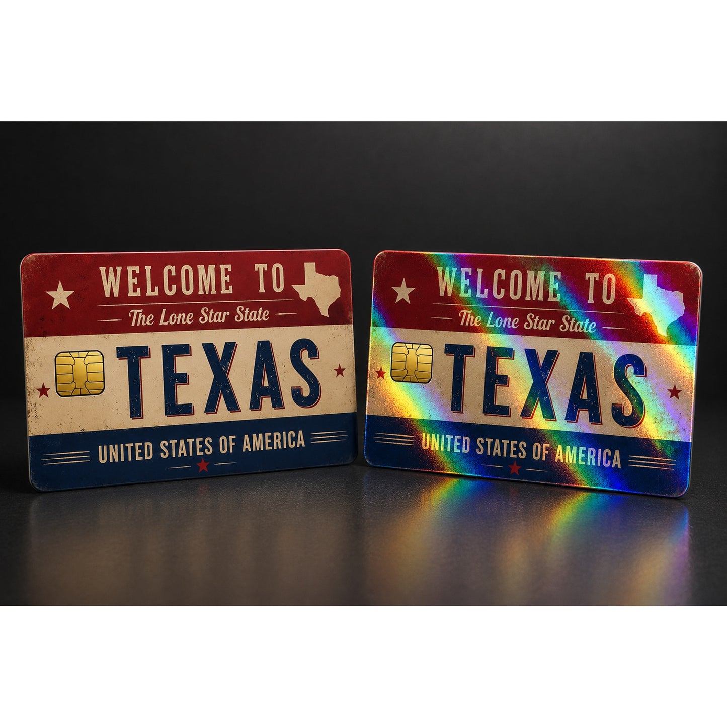 Texas Lone Star State Plate Credit Card Skin Debit Card Vinyl Sticker