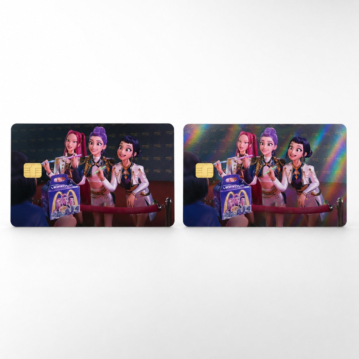 HUNTR/X Golden Arches Fan-Sign K-pop Demon Hunters Debit Card Credit Card Skin
