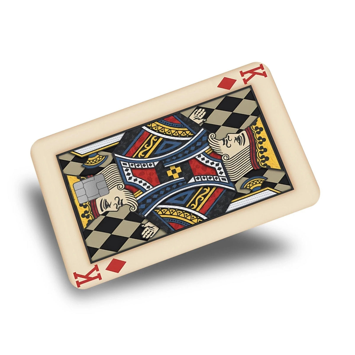 King of Diamonds Credit Card Skin Playing Card Wrap