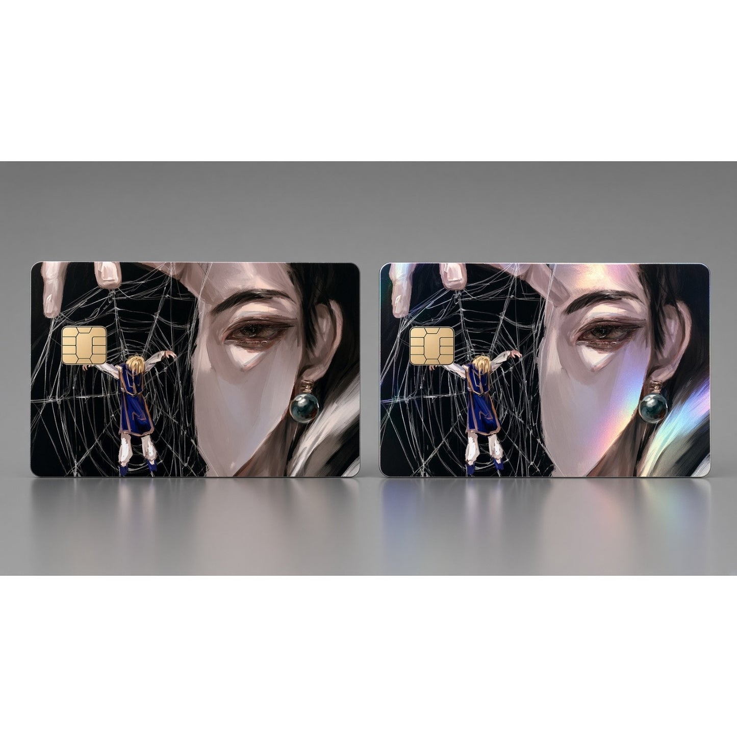 Kurapika Tangled in Chrollo’s Web HunterXHunter Debit Card Credit Card Skin