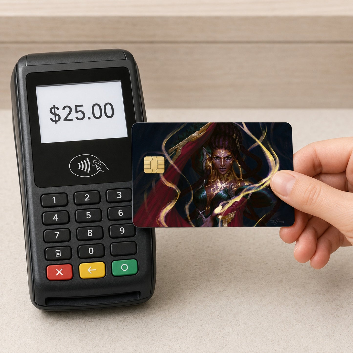 Mel's Spark of the Black Rose League of Legends Debit Card Credit Card Skin