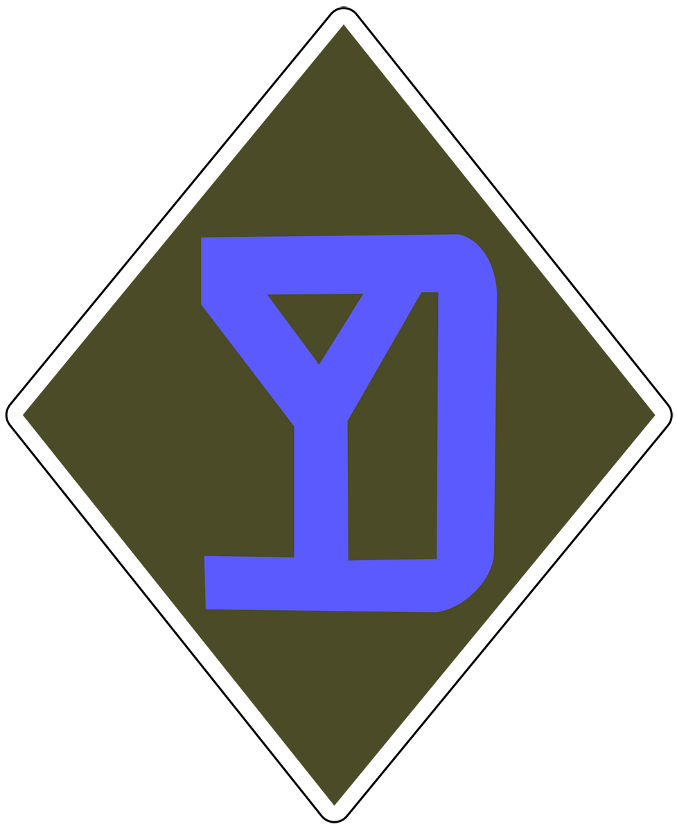 26th Infantry Division Patch Yankee Division U.S. Army Military vinyl decal for car, truck, window or laptop - DECALS OF AMERICA