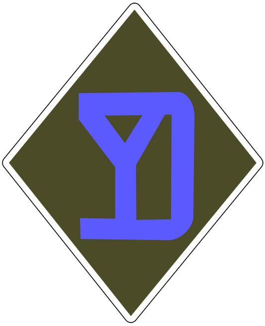 26th Infantry Division Patch Yankee Division U.S. Army Military vinyl decal for car, truck, window or laptop - DECALS OF AMERICA