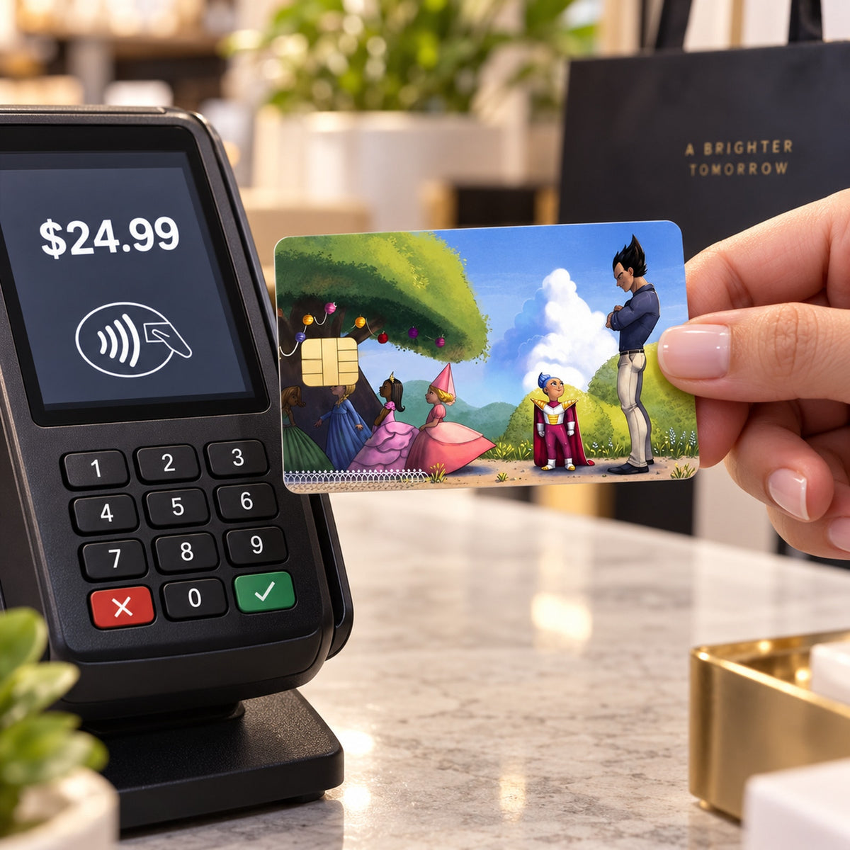 Vegeta's Royal Pride DragonballZ Debit Card Credit Card Skin