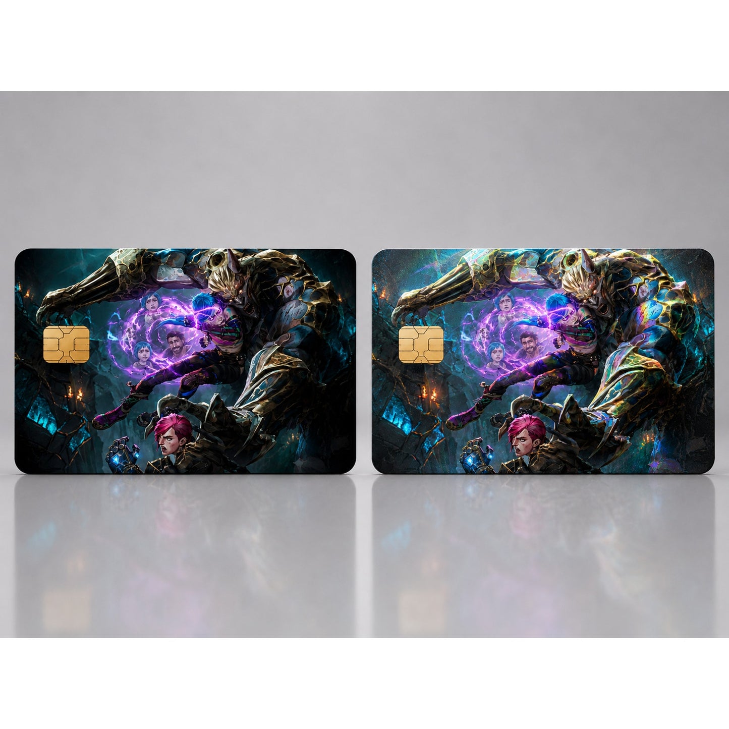 Jinx Haunting Memories Final Act League of Legends Debit Card Credit Card Skin